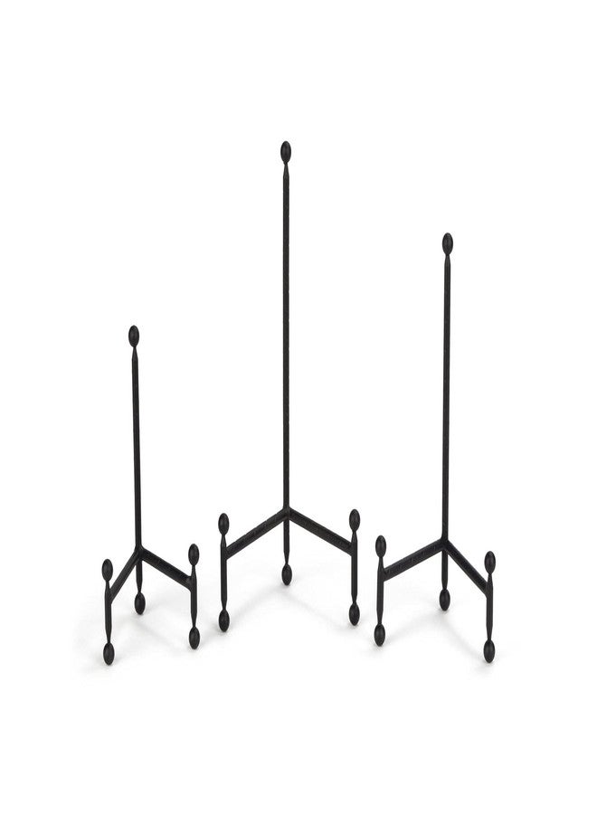 TRIPAR Modern Tripod Easel Display, Black Finish (5.25-Inch Depth, 1 Foot Height) - Lightweight & Durable Design - Perfect for Displaying Decorative Pictures, Artwork, Plates, Tiles, & More (10 Inch) - Image 4