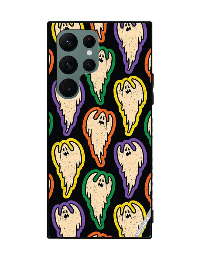 VR CREATIVE Protective Case Cover For Samsung Galaxy S22 Ultra 5G Ghost Design Multicolour - Image 1