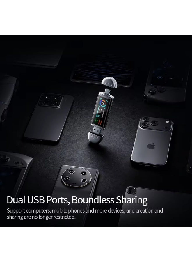 MOVESPEED SU10 1090MB/s Solid State PenDrive  256GB  LCD USB3.2 Gen2 Type C Flash Drive for iPhone 15/16/17 PC - Image 5