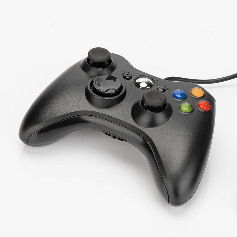 XBOX 360 gamepad360 wired handlePC computer gamepadXBOX 360 wired handle black - Image 4