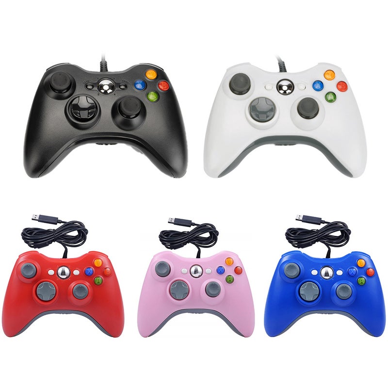 XBOX 360 gamepad360 wired handlePC computer gamepadXBOX 360 wired handle black - Image 5