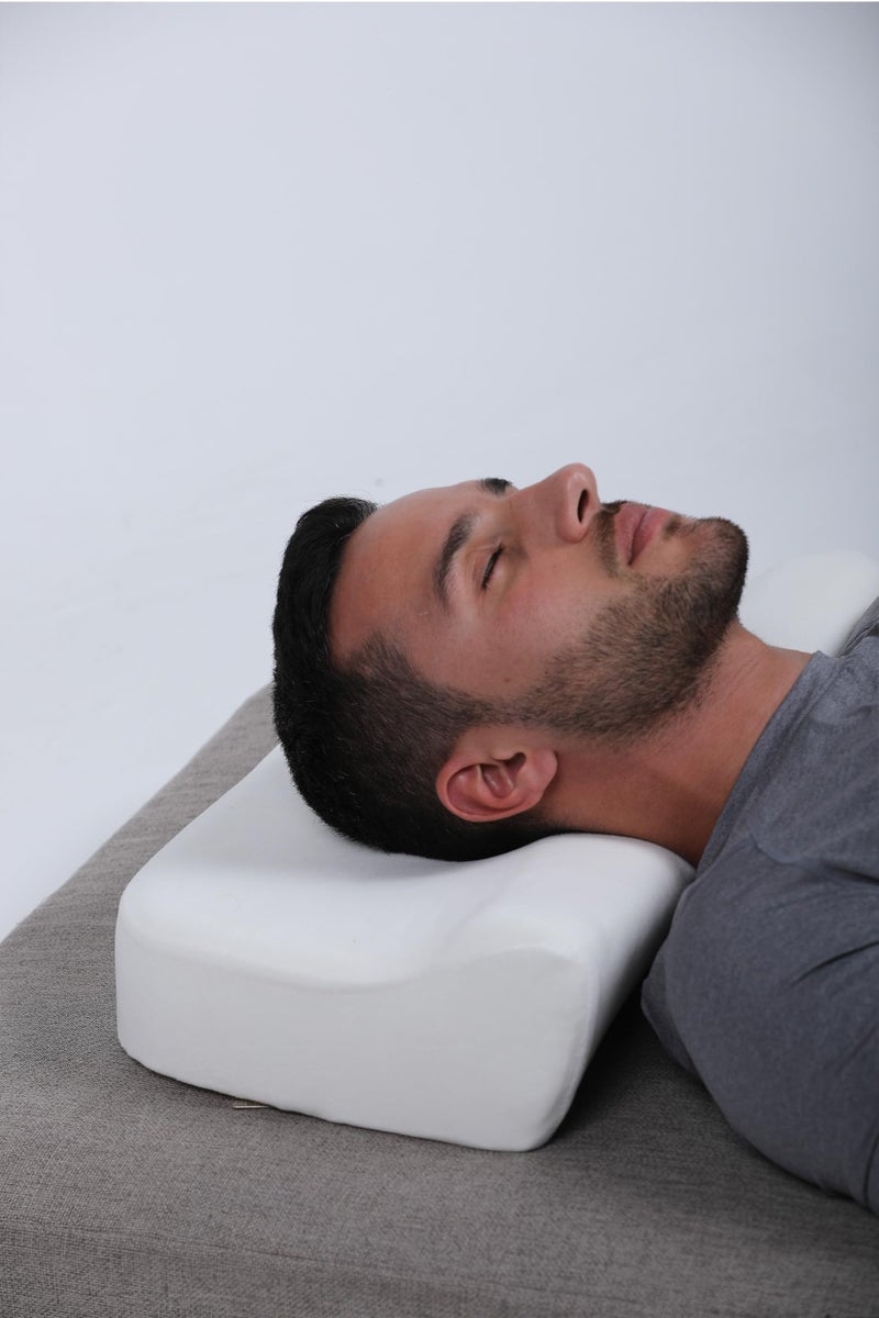 Move | Medical Memory Foam| Neck Support| | Reduce Pressure| Comfort Sleep| Relieves Headaches| Breathable Design| 1200 Gm |30 * 50 | White - Image 5