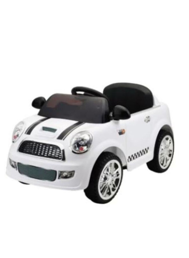 Mini Cooper Car 12V - White - Image 1