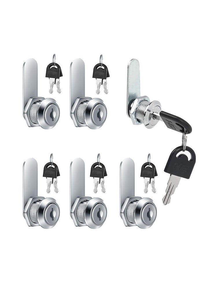 GNAFOTU 16 mm Cabinet Locks,Replacement for Door, Cabinet, Mailbox, for Mailbox Drawer Cupboard Cabinet Furniture Door Post Box Locks(6pcs） - Image 1