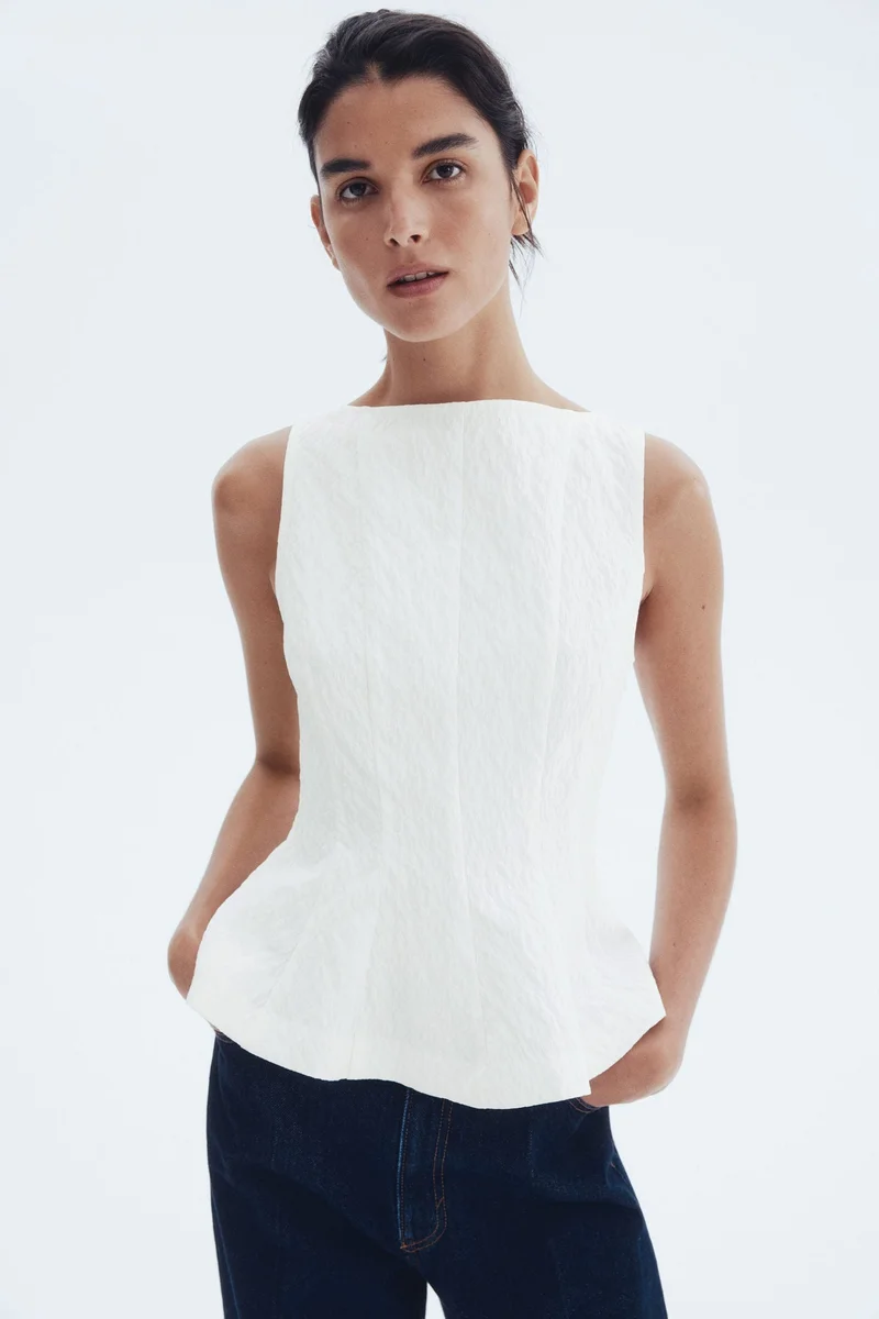 H&M Peplum top