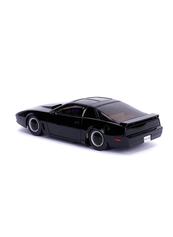 JADA Toys Knight Rider K.I.T.T. 1982 Pontiac Firebird Trans Am Die-Cast Car with Light-Up Scanner, Toys for Kids and Adults – 1:24 Scale, Black - Image 3