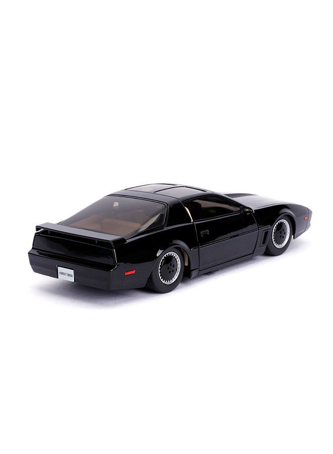 JADA Toys Knight Rider K.I.T.T. 1982 Pontiac Firebird Trans Am Die-Cast Car with Light-Up Scanner, Toys for Kids and Adults – 1:24 Scale, Black - Image 5