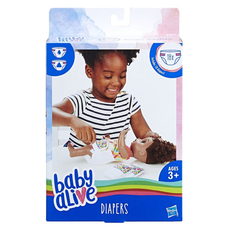 Baby Alive Diapers Refill Pack (18-Count) - Image 1