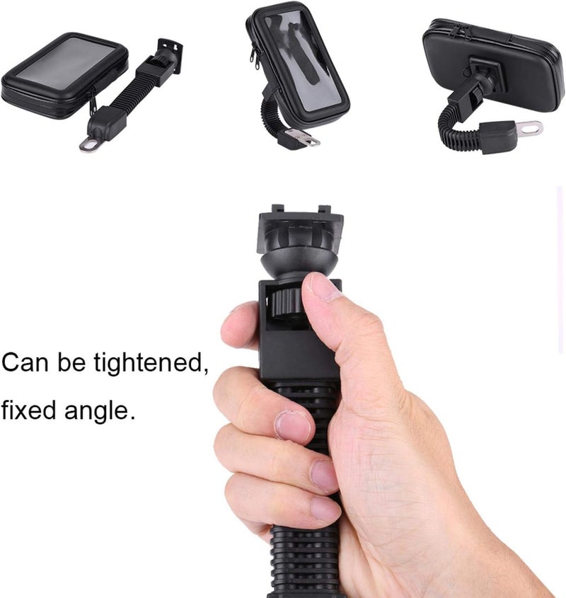 klarako Waterproof Motorcycle Motorbike Mount Holder Phone Case Bag(L) - Image 4