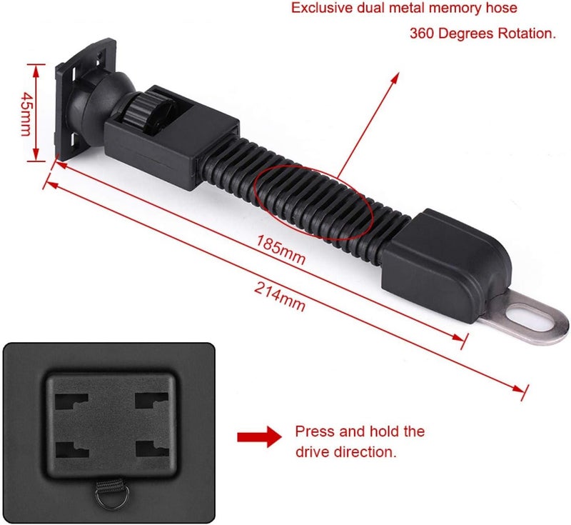 klarako Waterproof Motorcycle Motorbike Mount Holder Phone Case Bag(L) - Image 5