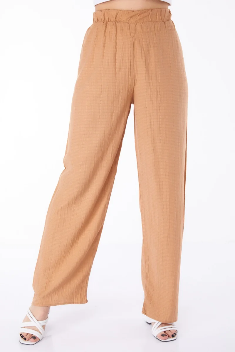 Tofisa Plain Mid Women's Mink Casual Trousers - 25627