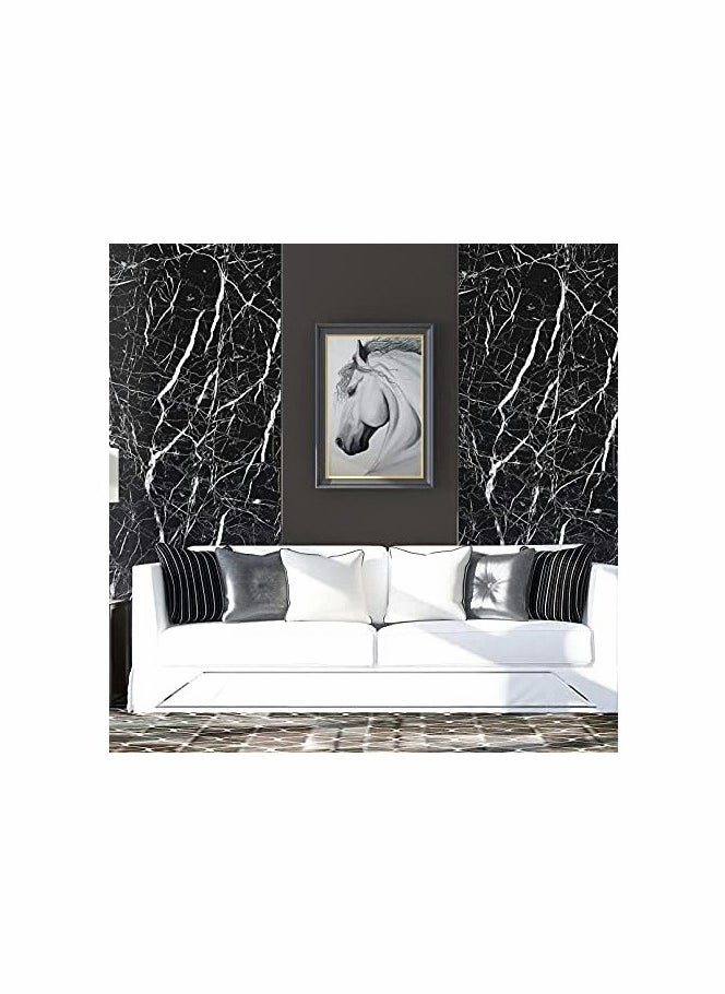 KASTWAVE Marble Wallpaper Peel and Stick Countertops Waterproof Wall Paper  - Image 2
