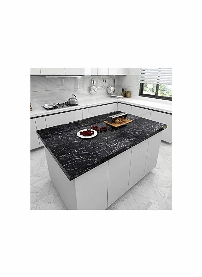 KASTWAVE Marble Wallpaper Peel and Stick Countertops Waterproof Wall Paper  - Image 4
