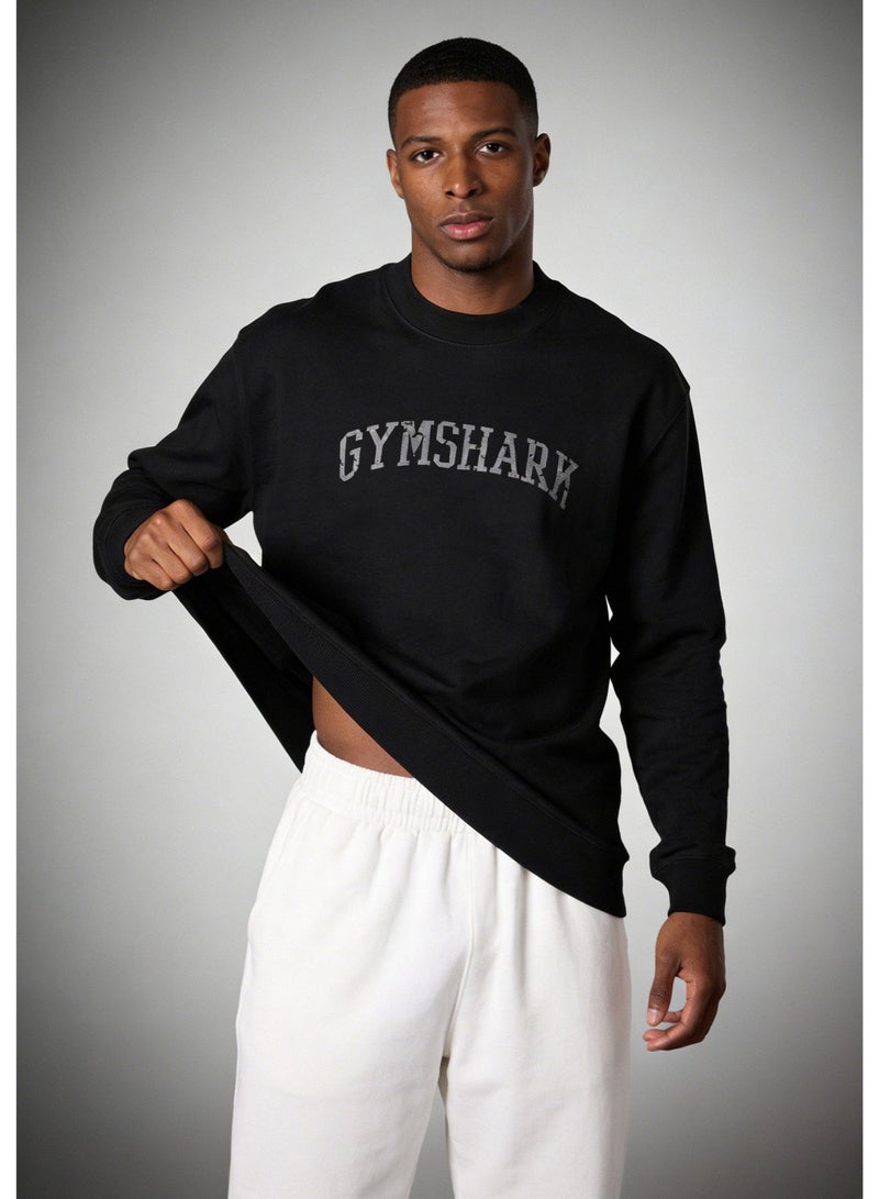 جيمشارك gymshark القطن طويلة الأكمام قميص تي شيرت - رسالة مطبوعة شعار الوزن 320 جرام ، للرجال والنساء على حد سواء مريحة ، لينة تنفس نسيج القطن ، شعبية في سن المراهقة الرياضة والترفيه قمم لينة برو الجلد . مواد مختلفة من الشعور ، هدية مفاجأة يجب أن تختار . متجر عدادات 1 : 1 الجودة . - Image 1