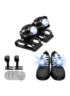 Excefore Running Lights, 2 Pcs Safety Lights for Walking at Night, Runners Shoe Lights Waterproof, Shoe light, Shoe headlights Used for Dog Walking, Walking Tours Camping, Suitable for Adults Kids  - Image 1