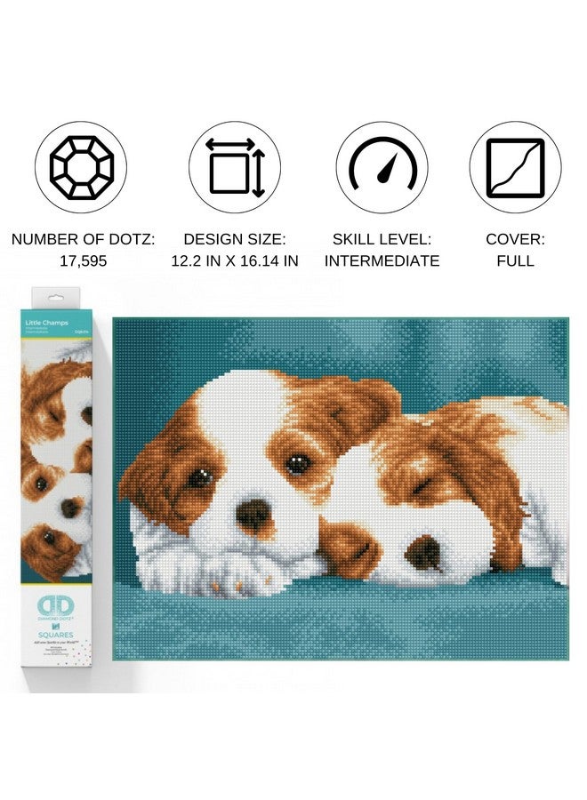 DIAMOND DOTZ Little Champs Diamond Painting Kits for Adults - Diamond Art Kits a Relaxing Creative Craft Kit with Dotz Gems 12.2x16.1 - Image 2