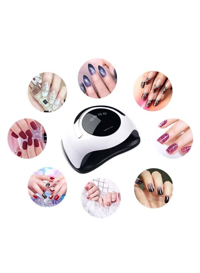 Sun UV LED Nail Lamp, 120W Faster Gel Nail Dryer Professional Curing Lamp Automatic - Image 3