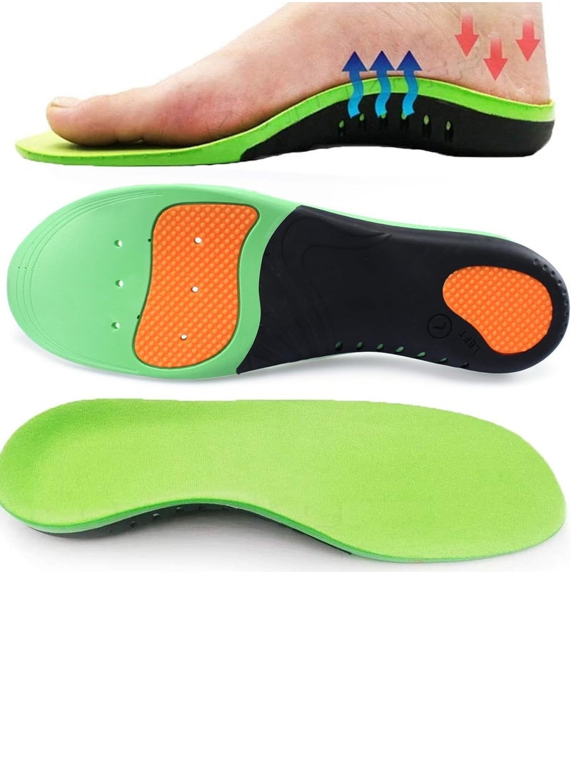 Festive Gallery Arch orthotic lnsole plantar fasciitis arch support shoe lnserts for women men Insoles orthotic Inserts for flat feet cushioning shoe Insoles for foot pain running heel spurs arch pain Size (40-45)  - Image 1