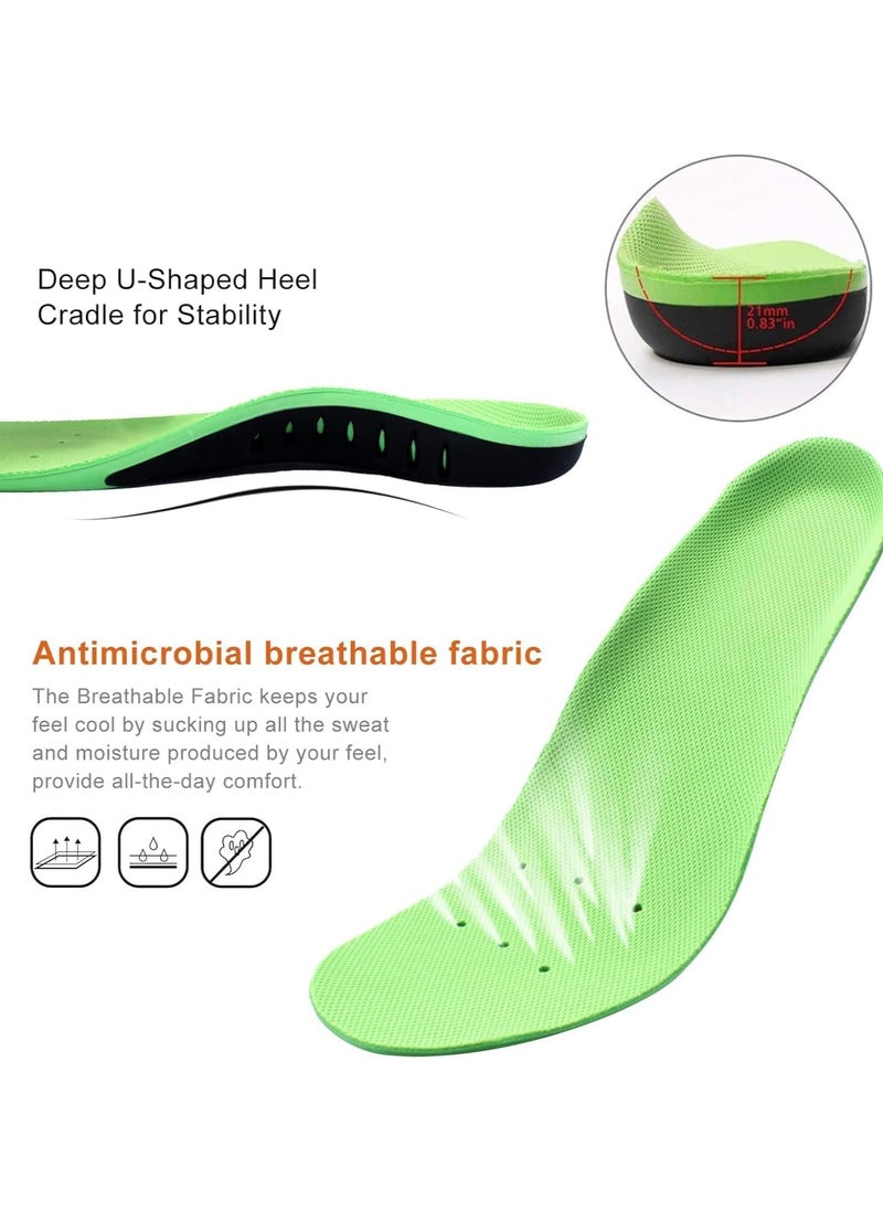 Festive Gallery Arch orthotic lnsole plantar fasciitis arch support shoe lnserts for women men Insoles orthotic Inserts for flat feet cushioning shoe Insoles for foot pain running heel spurs arch pain Size (40-45)  - Image 3