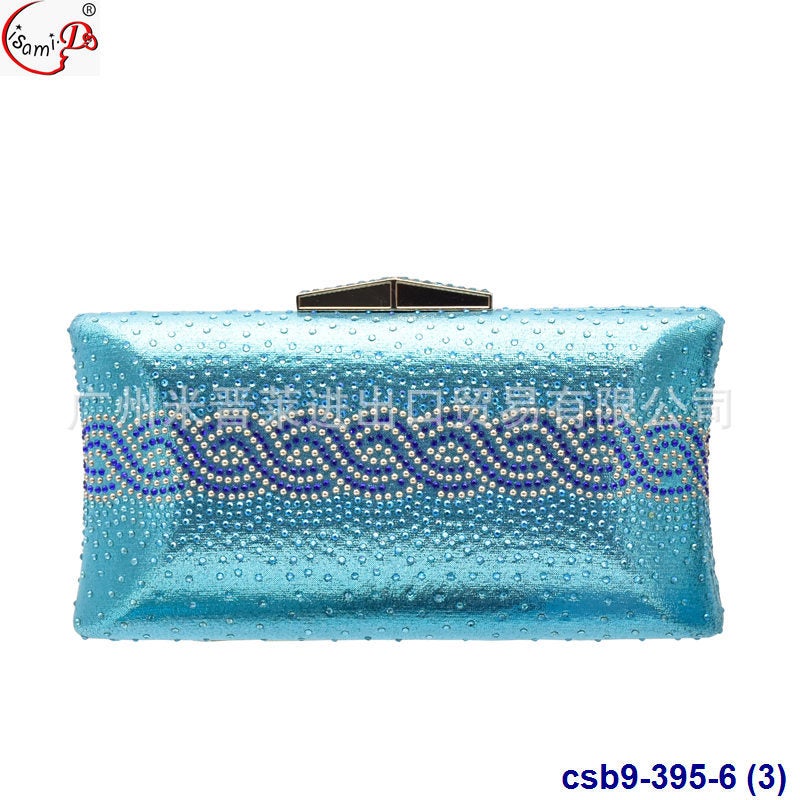 New Rectangular Drilling Dinner Bag Fashion Dress Portable Evening Bag Party Bags - Image 5