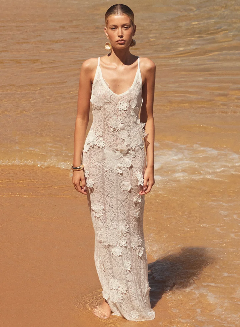 SNDYS Vesper Strappy Bodycon Maxi Dress