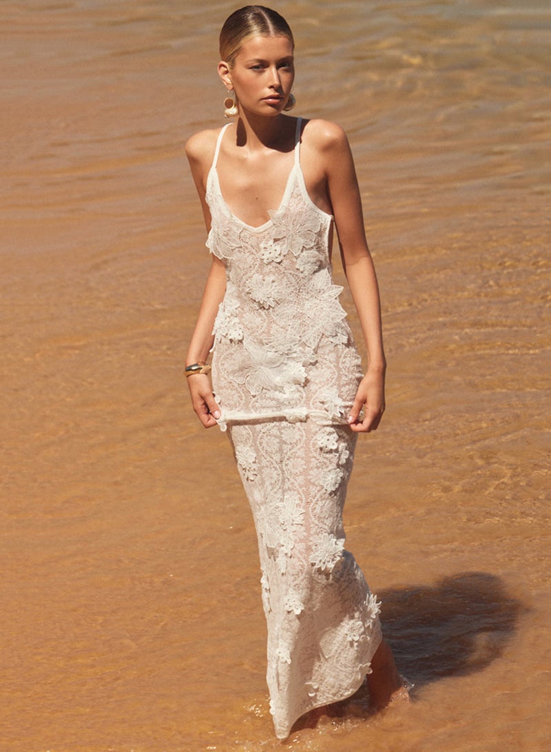 ساندايز فستان ماكسي ضيق بحمالات فيسبر - Image 5