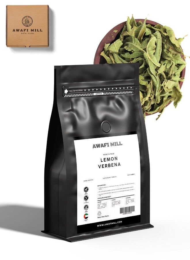 AWAFI MILL Vervain Herb | (RAYA AL HAMAM) | Greek Lemon Verbena Dried Leaves - 500 g | 17.6 Oz - Image 1