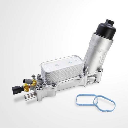 LLNSEAUTO Aluminum Engine Oil Cooler & Oil Filter Housing | Fit for Chrysler 200 300, Jeep Grand Cherokee Wrangler, Ram 1500 ProMaster, Dodge Challenger Durango Journey 3.6L V6 | OE#: ‎926-876 926-959 5184294AE - Image 1