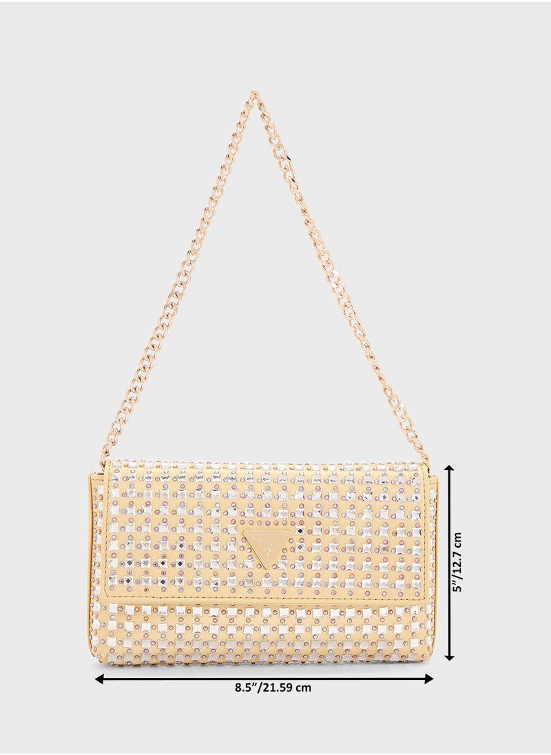 جس Zalina Flap Clutch  - Image 5