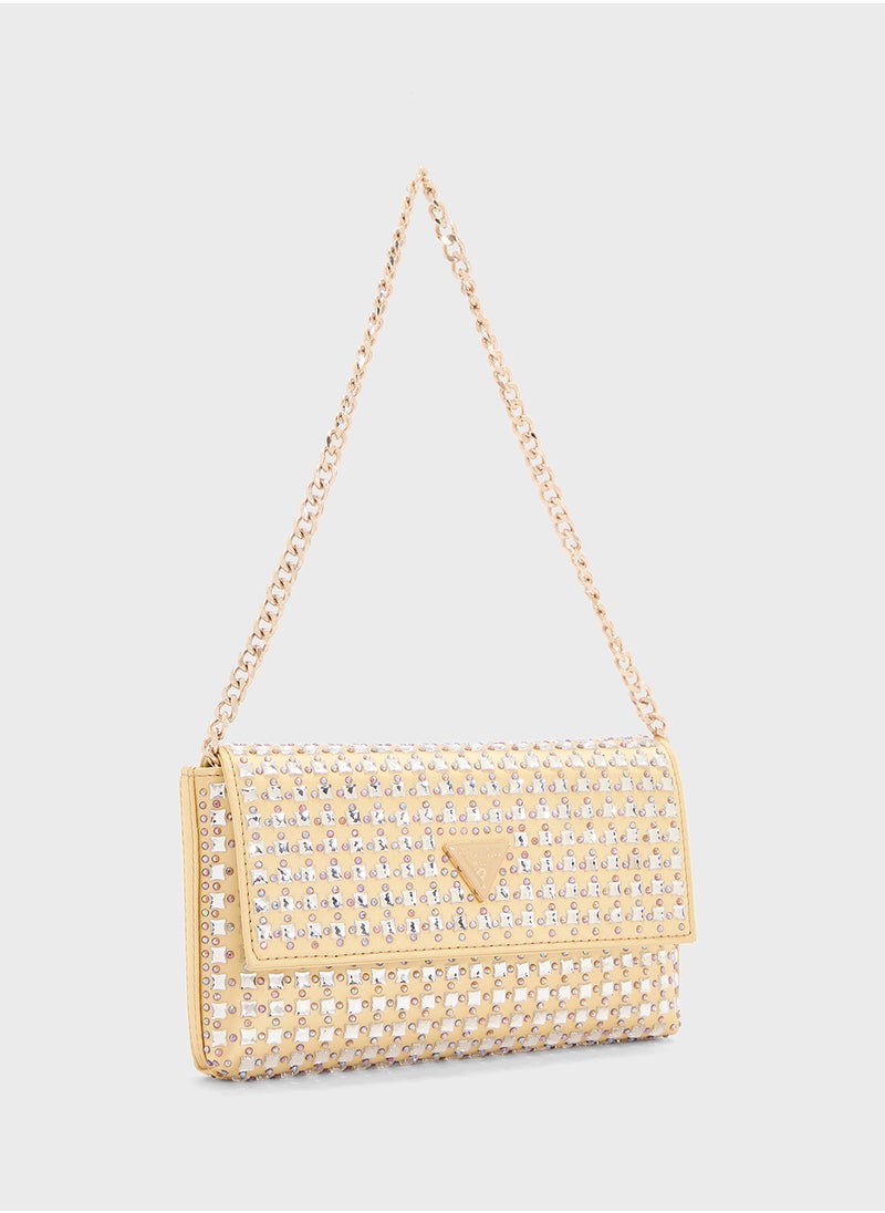 جس Zalina Flap Clutch  - Image 3