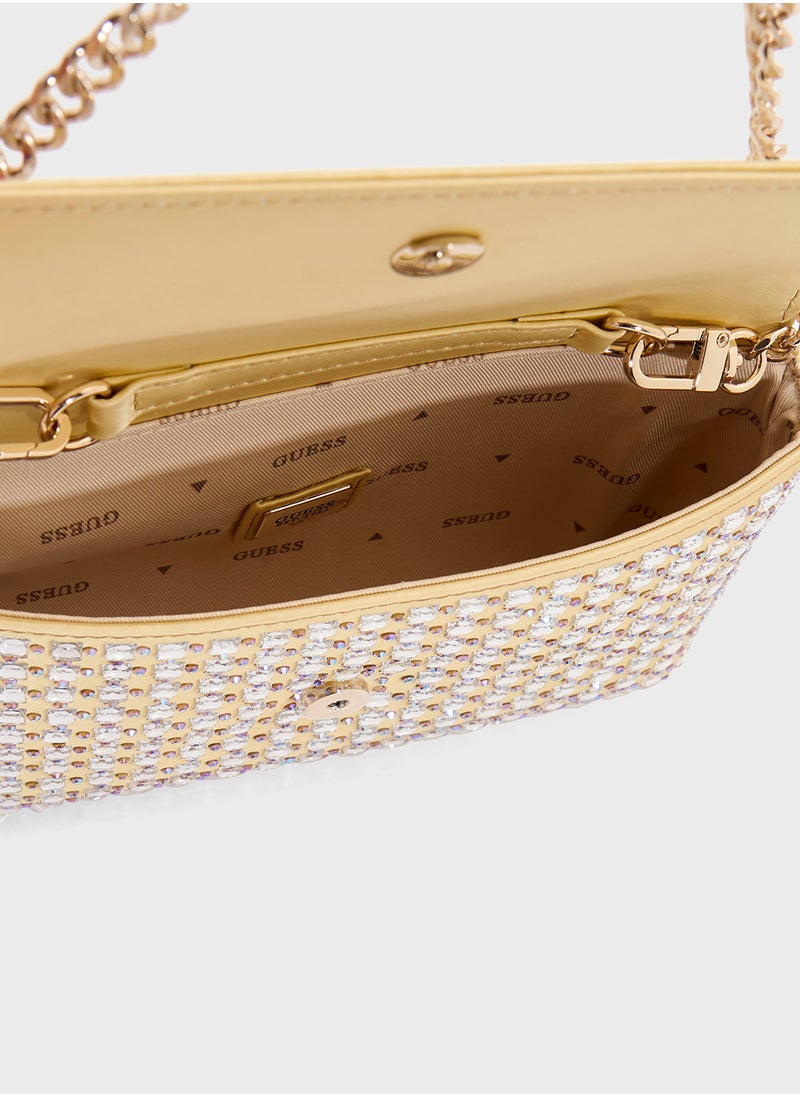 جس Zalina Flap Clutch  - Image 4