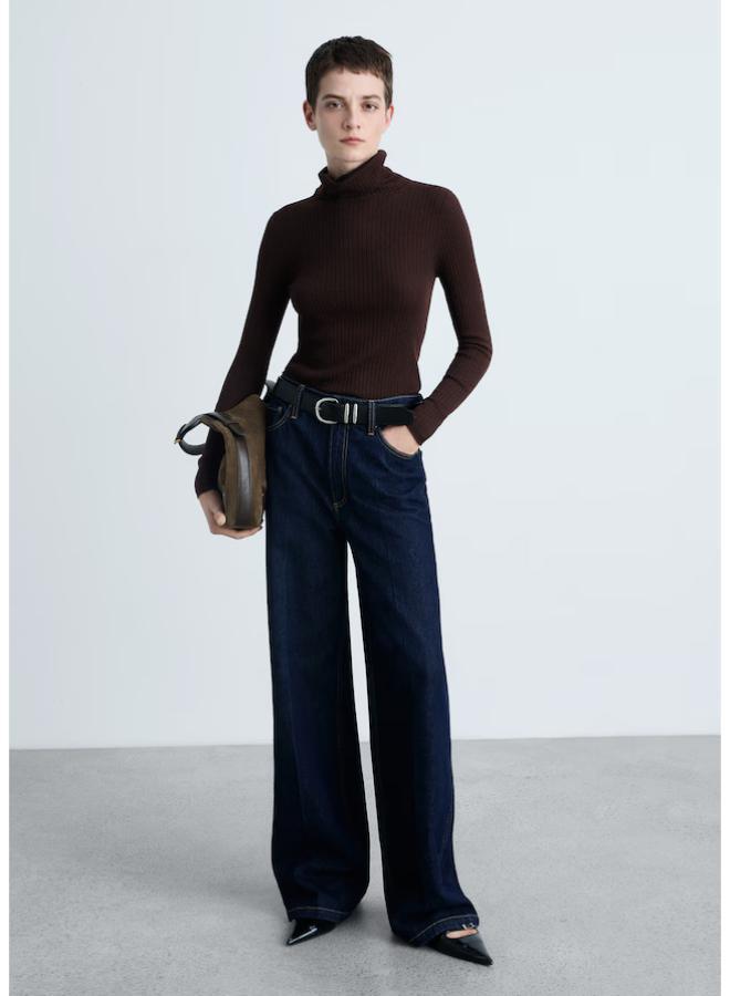 MANGO Wool Blend Turtleneck Sweater - Image 4