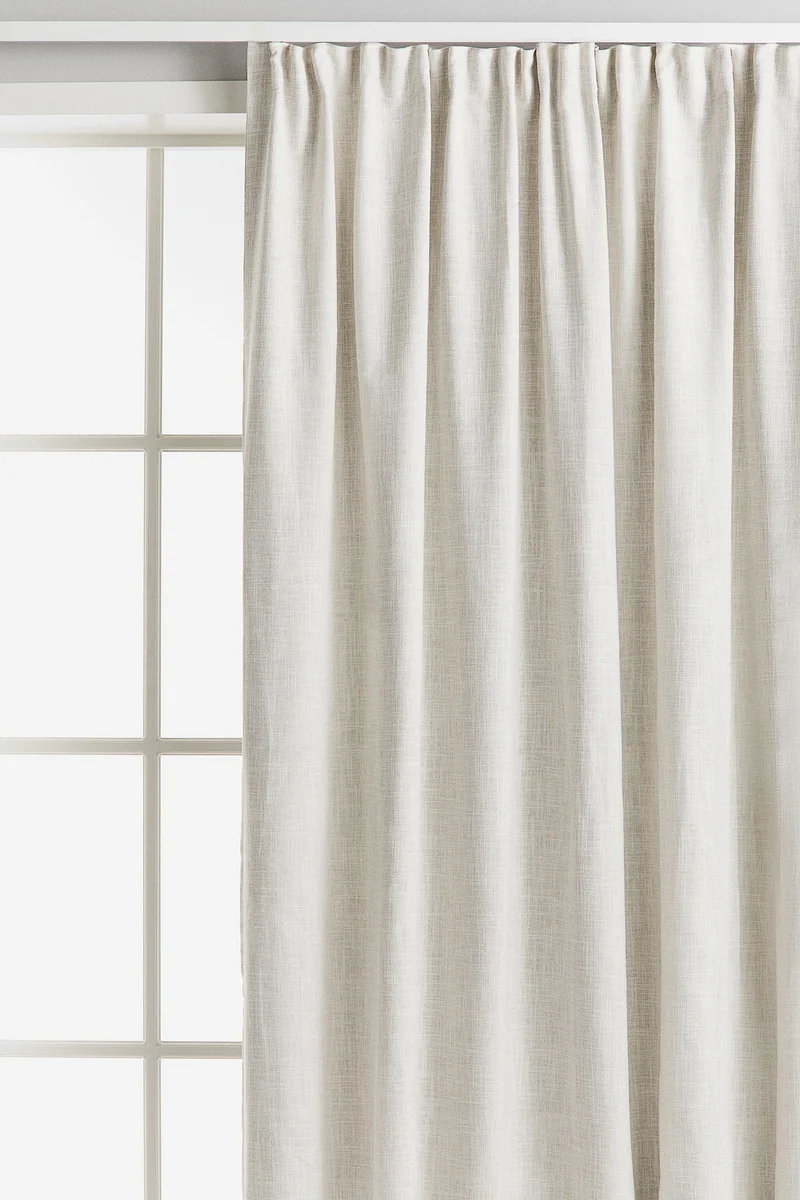H&M 1-Pack Wide Blackout Curtain Length