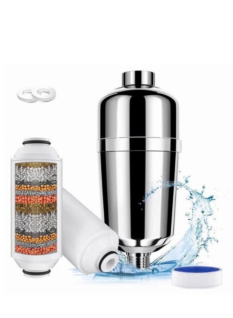 Shower Filter,16 Stage Shower Head Filter for Hard Water,Showerhead Filter to Remove Chlorine and Fluoride