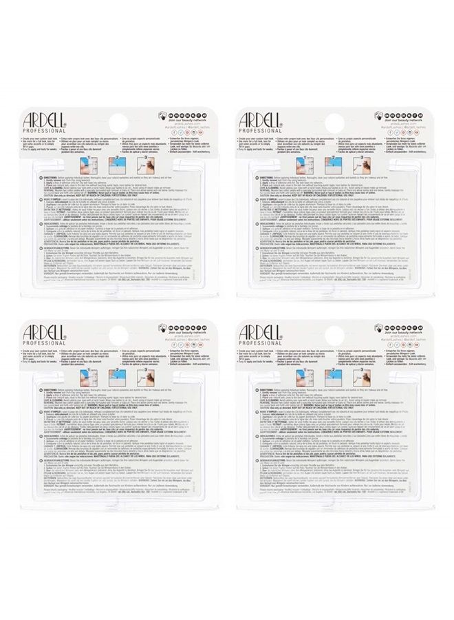 ARDELL False Eyelashes Regular Medium Black 4 Pack - Image 4