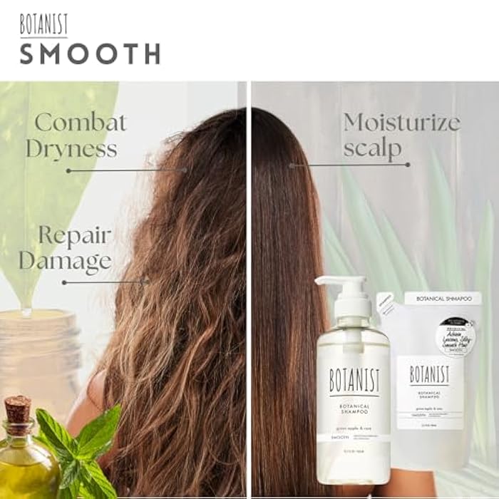 Botanist Refill, Shampoo Smooth (Green Apple&Rose) - Image 4