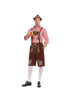 Oktoberfest Mens Beer Costume Set3645 [brown pants brown hat powder coat]] 3645 [brown pants brown hat powder coat]]