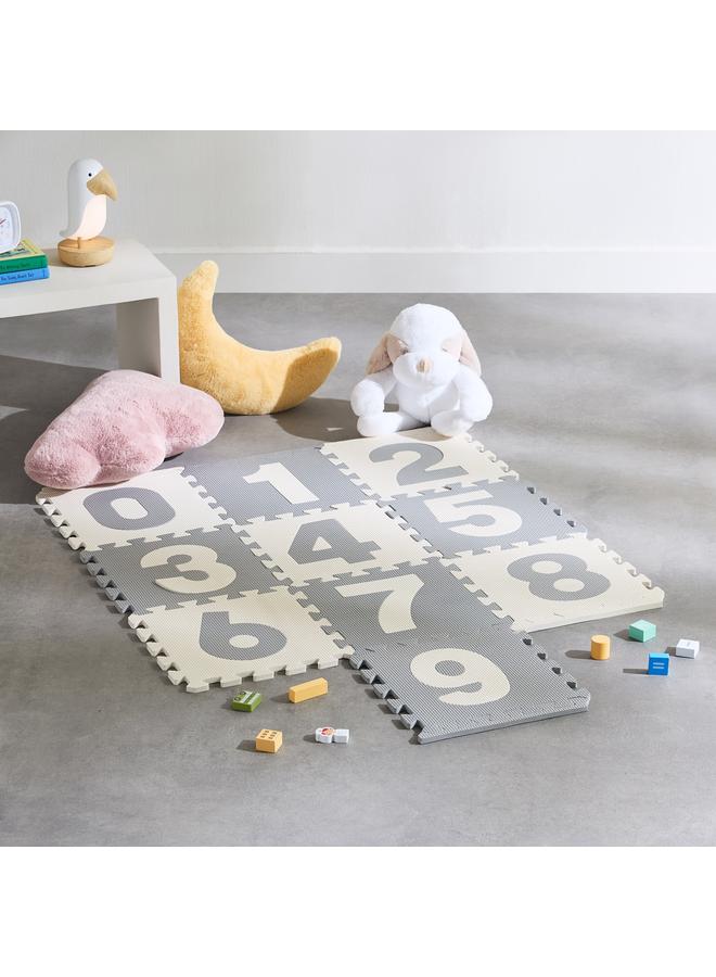 Home Box Mystify Foam 10-Piece Playmat Numerical Mat Set - 30x30x1 cm - Image 4