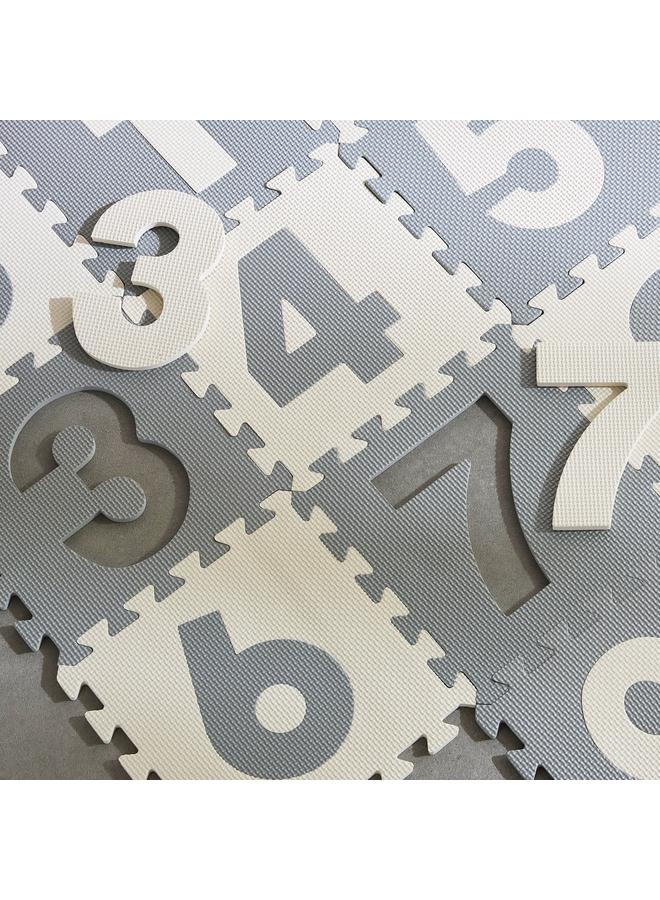 Home Box Mystify Foam 10-Piece Playmat Numerical Mat Set - 30x30x1 cm - Image 3