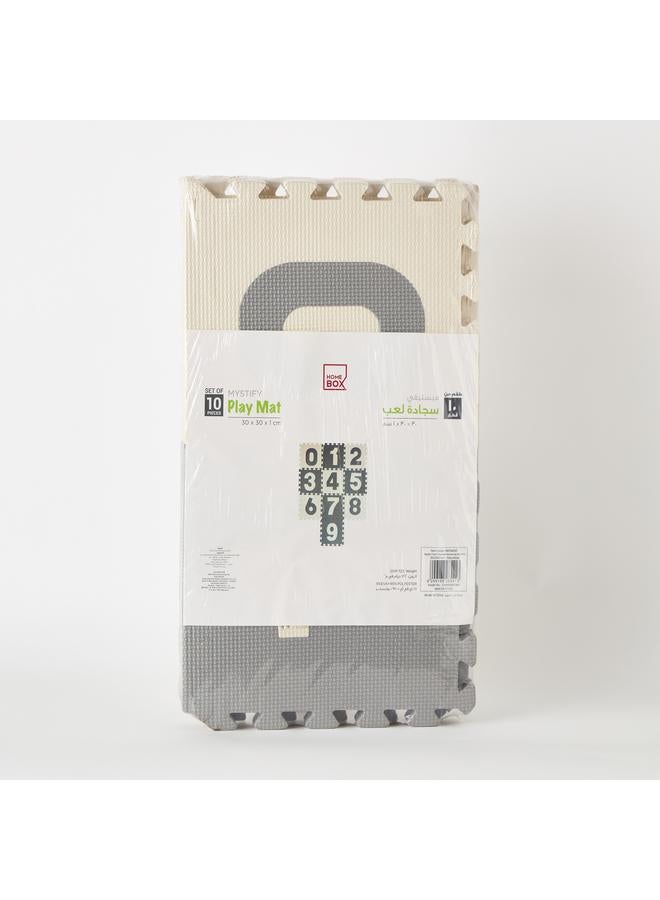 Home Box Mystify Foam 10-Piece Playmat Numerical Mat Set - 30x30x1 cm - Image 5