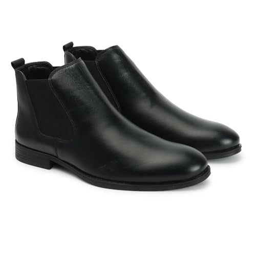 Carlton London Mens Casual Boots,Black,UK-8 - Image 1