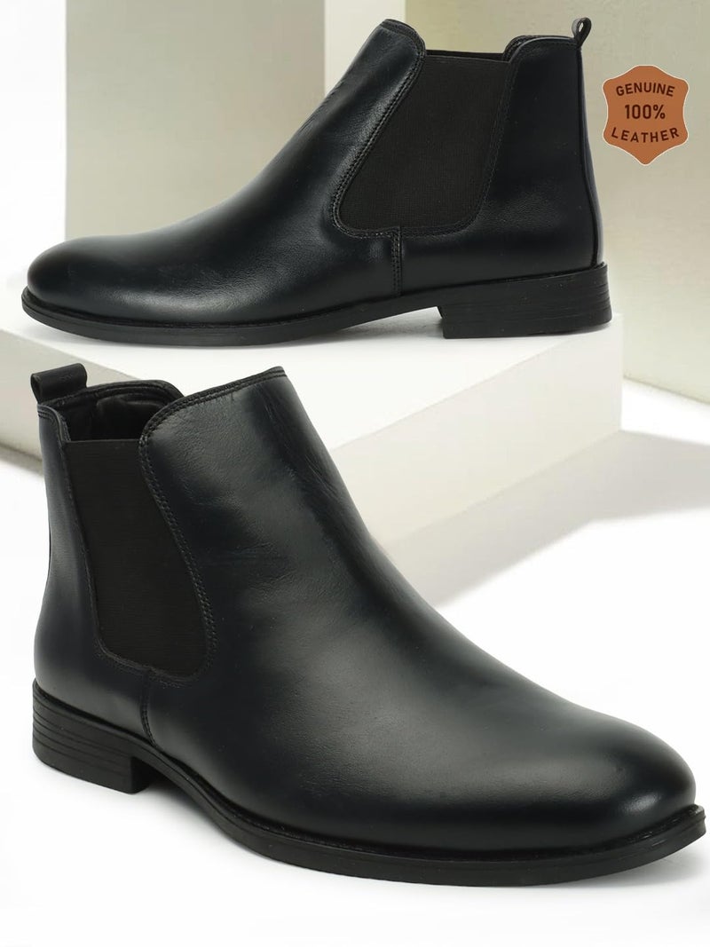 Carlton London Mens Casual Boots,Black,UK-8 - Image 5