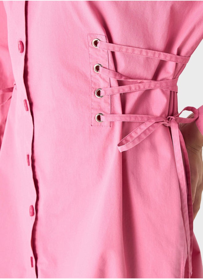 Lee Cooper Button Down Shirt Dress  - Image 3