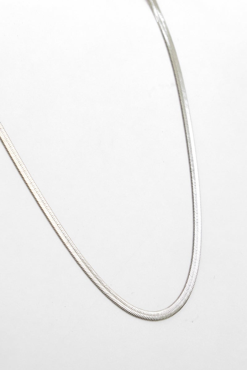 BOSS Women Stainless Steel Fashionable Necklace, Silver  - Image 1