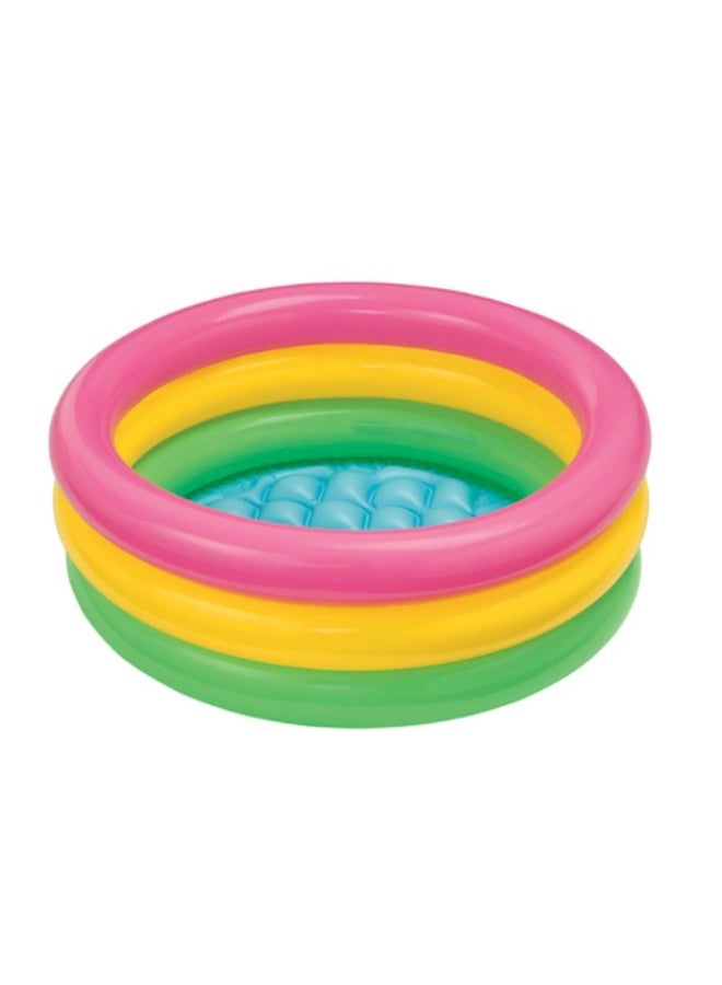 Intex Sunset Glow Baby Pool, 24-Inch Inflatable Outdoor Swimming Pool for Kids
