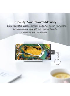 HY Type C Micro SD Card Reader, USB C TF Card Reader, USB C to TF Memory Card Reader with USB C to USB Adapter Compatible with MacBook, Laptops, Android Phones and More  - Image 5