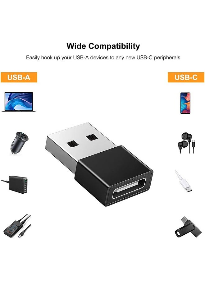 HY - Type C Micro SD Card Reader, USB C TF Card Reader, USB C to TF Memory Card Reader with USB C to USB Adapter Compatible with MacBook, Laptops, Android Phones and More - Image 1