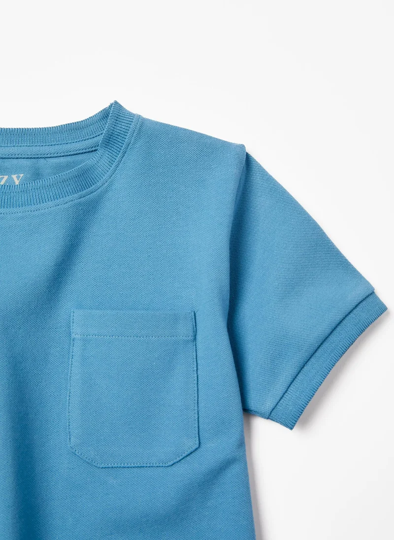 زيبي Zippy Cotton Piquet T-shirt for Boys