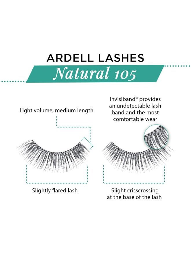 ARDELL Natural 105 Black - 6 Pairs pack - Image 5