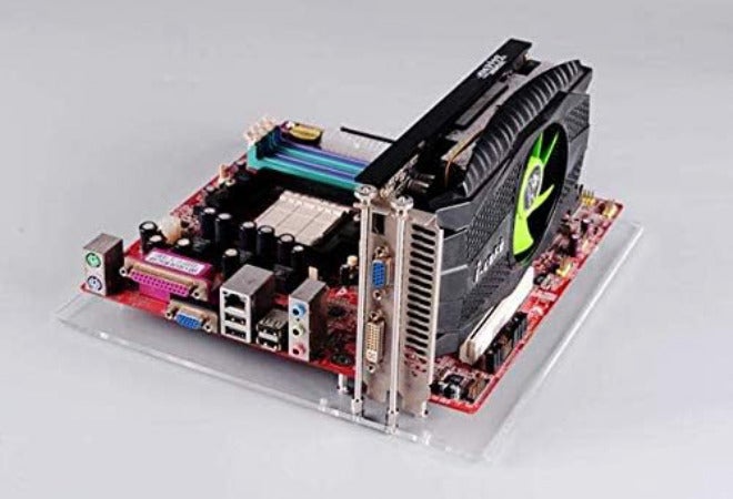 Yoidesu Open Air Computer Case for M-ATX Motherboard, Acrylic Transparent Frame, DIY Base Stand - Image 4